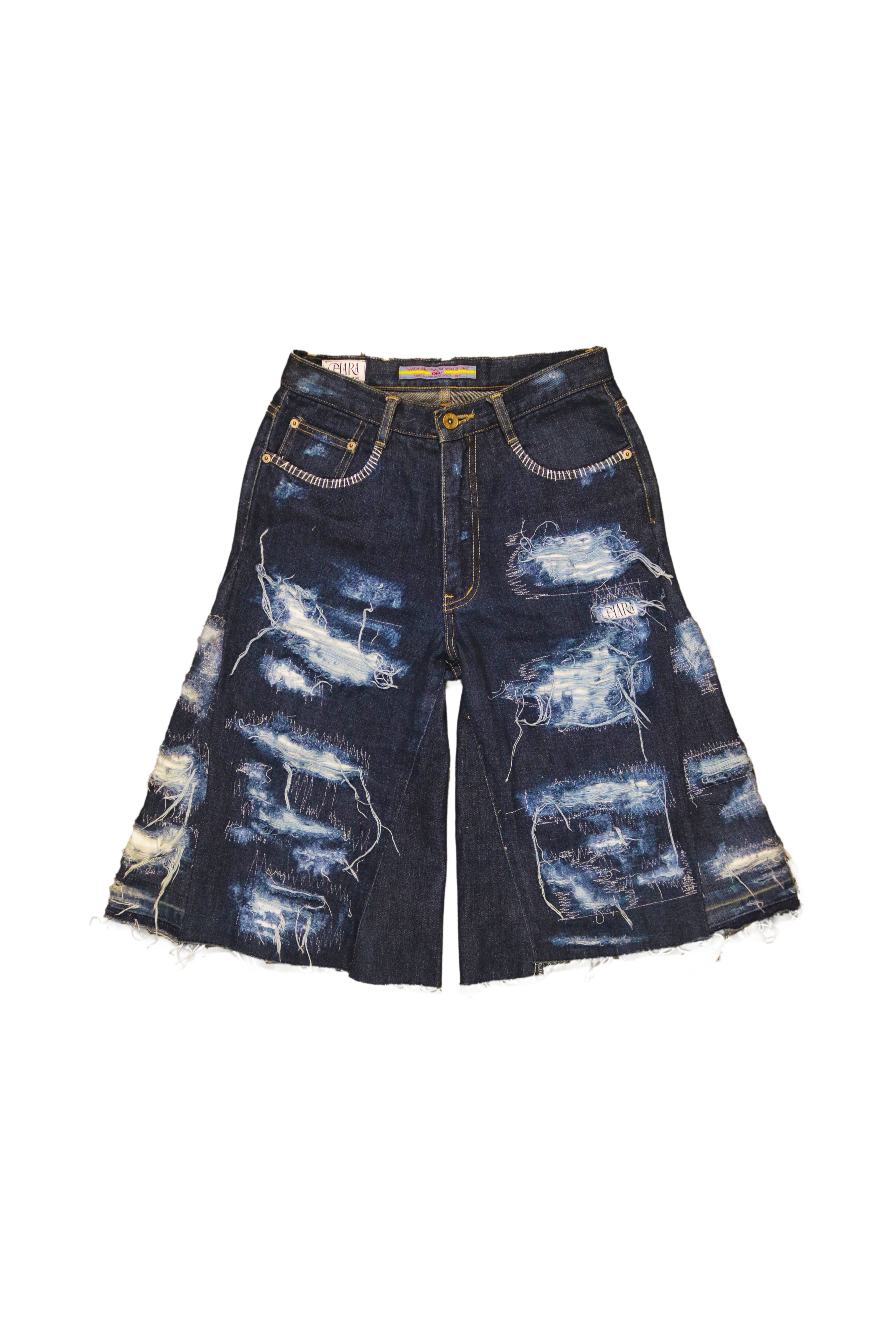 CJo002 Reworked Baggy Denim Jorts 1 OF 1