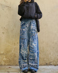 CJ002 Reworked Jeans - Distressed Denim 1 of 1