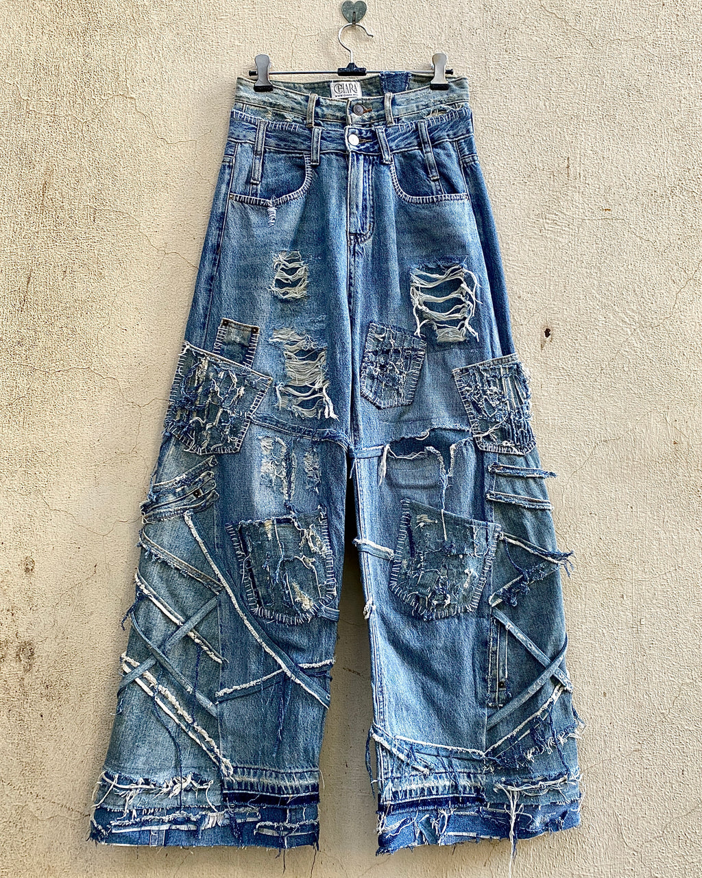CJ001 Reworked Jeans - Distressed Denim 1 of 1