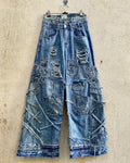 CJ001 Reworked Jeans - Distressed Denim 1 of 1