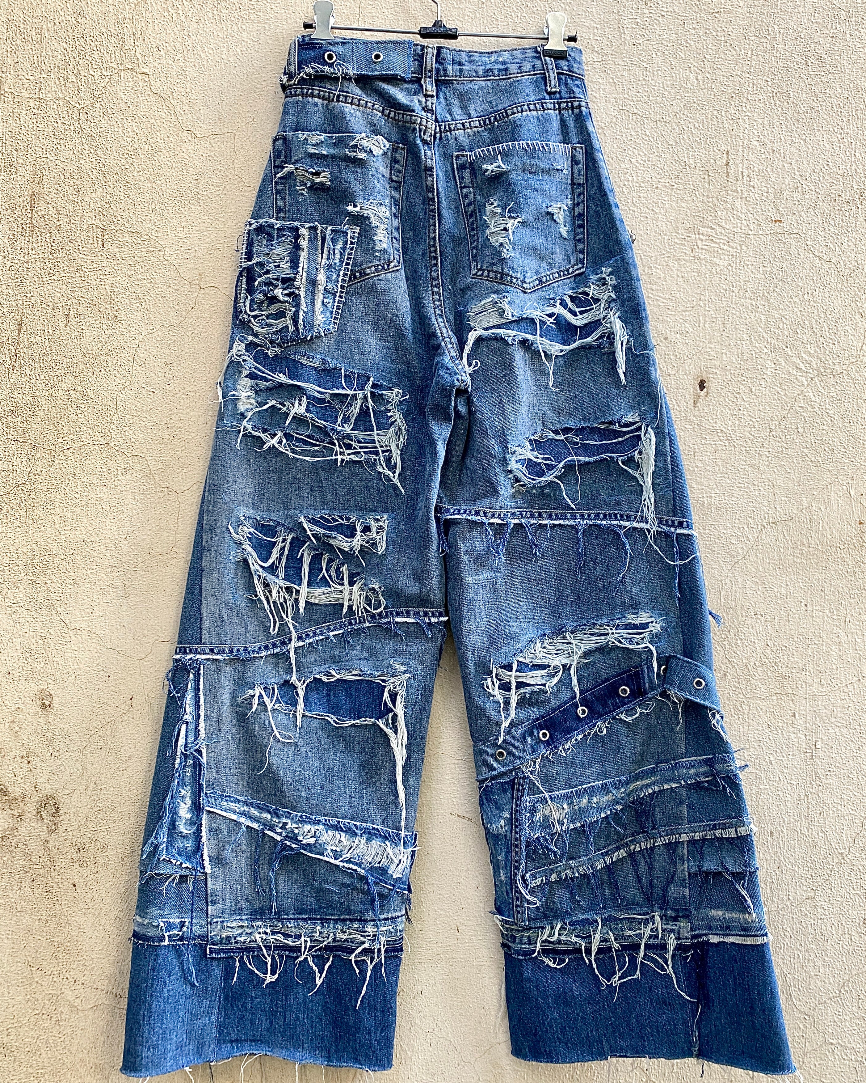 CJ002 Reworked Jeans - Distressed Denim 1 of 1