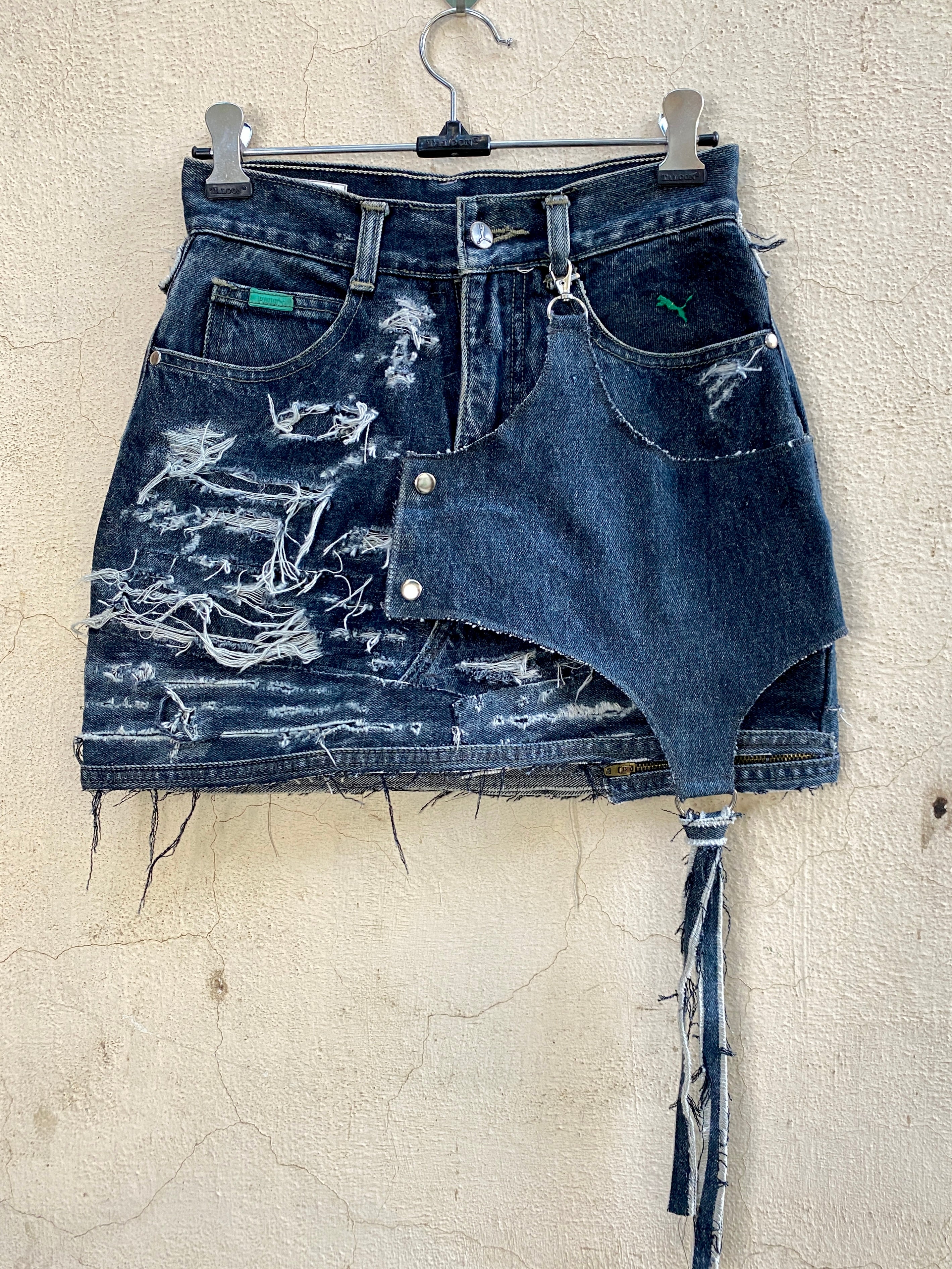 Puma Reworked Distressed Skirt