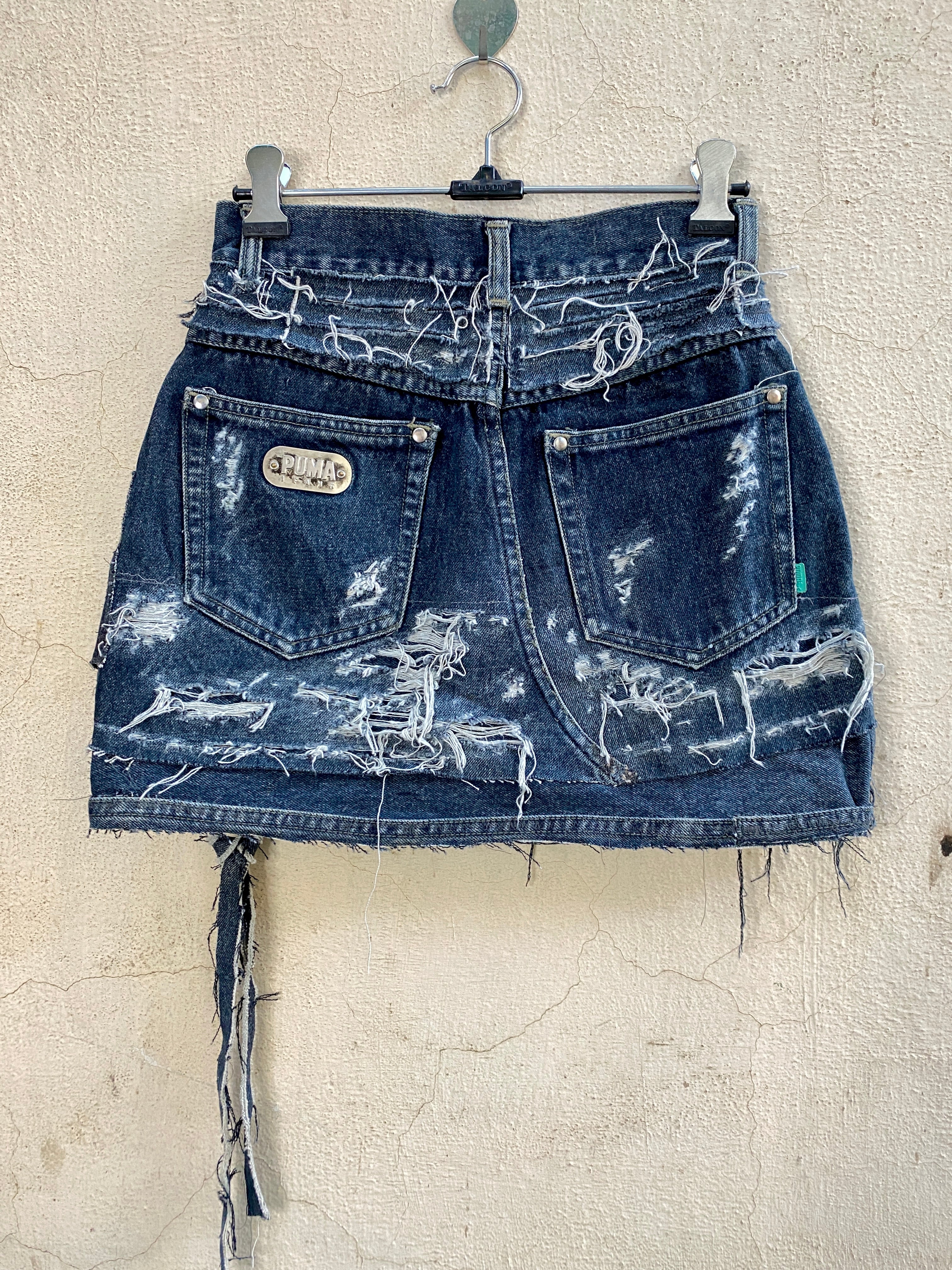 Puma Reworked Distressed Skirt
