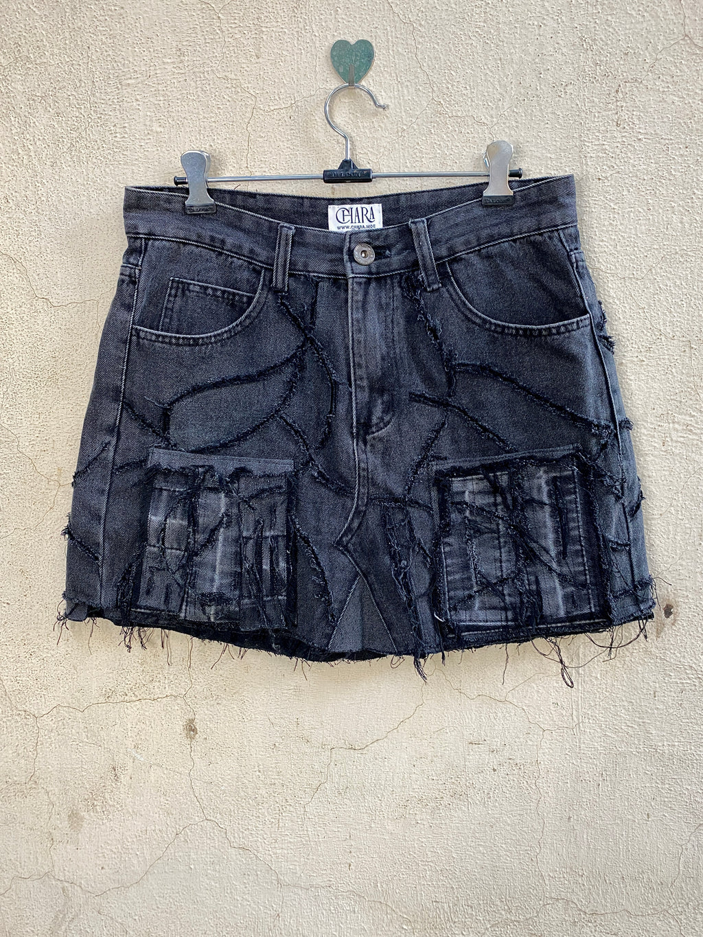Reworked Distressed Skirt
