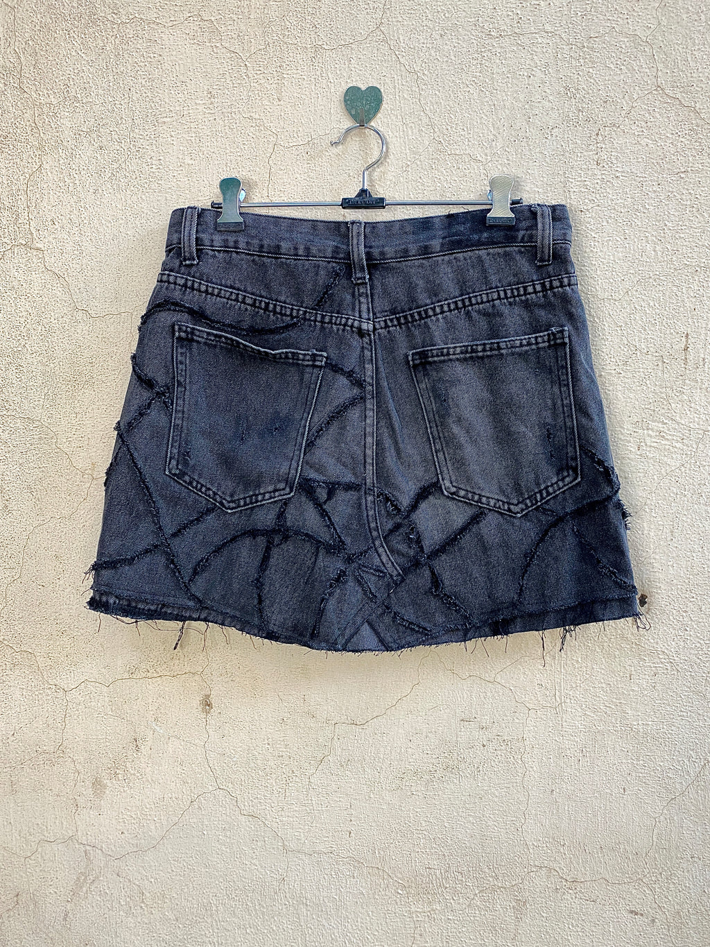Reworked Distressed Skirt