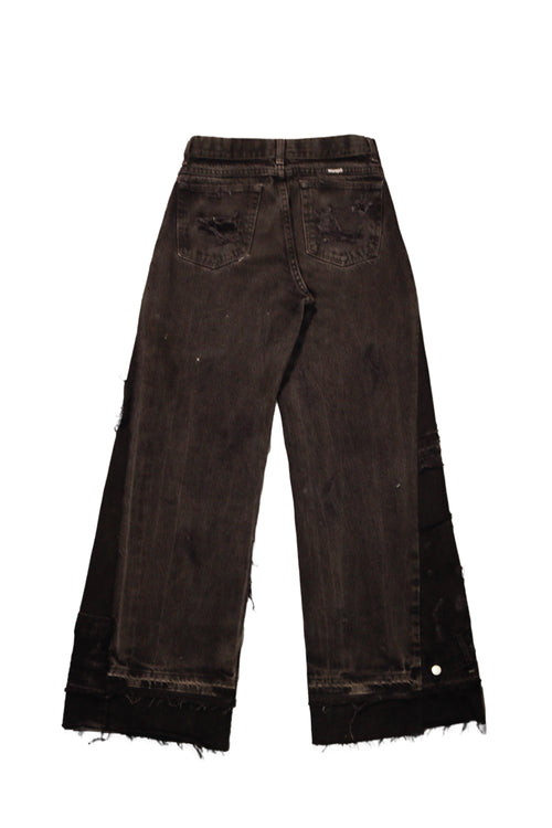 CJ003 Reworked Black Baggy Jeans 1 OF 1