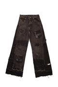 CJ003 Reworked Black Baggy Jeans 1 OF 1